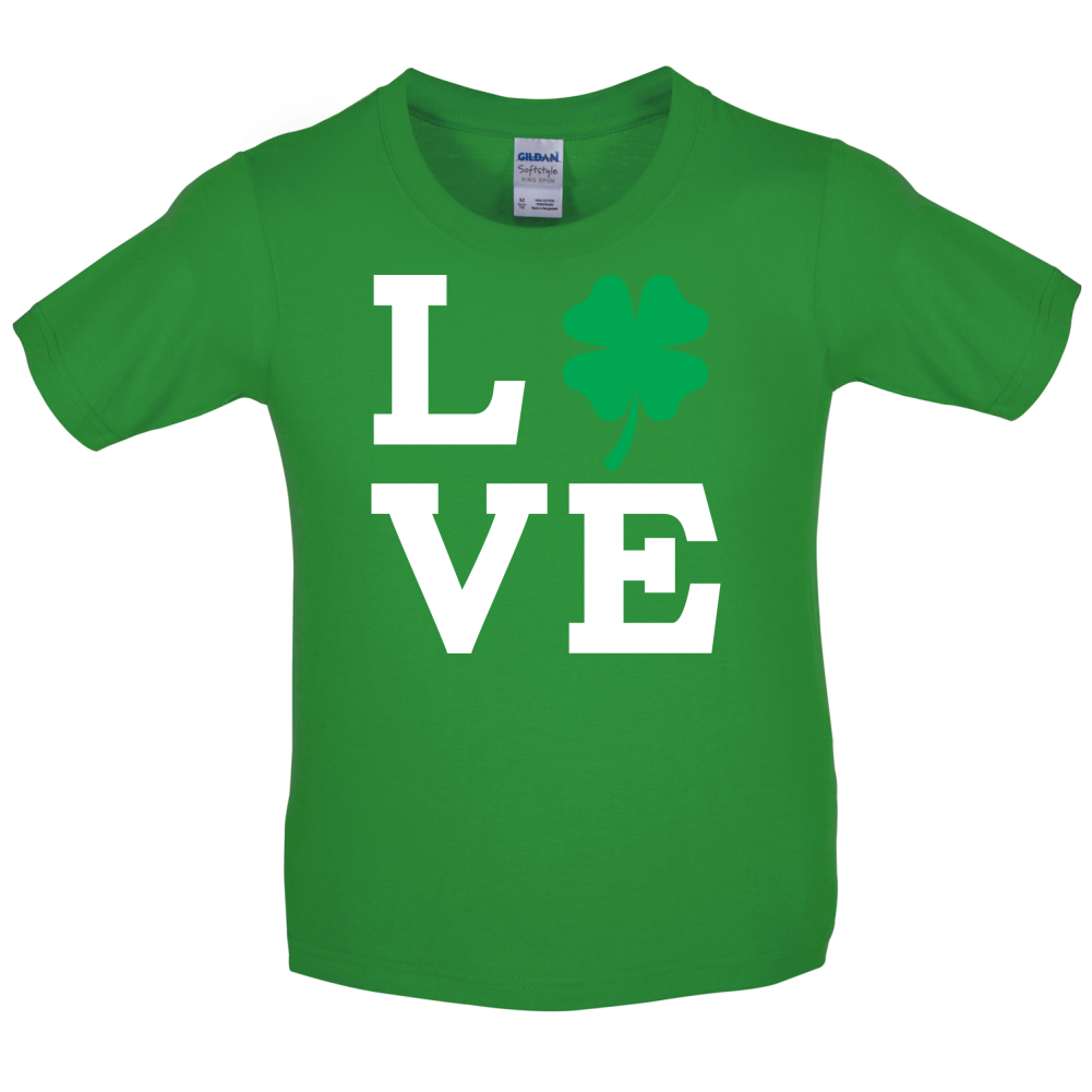 Clover Love Kids T Shirt