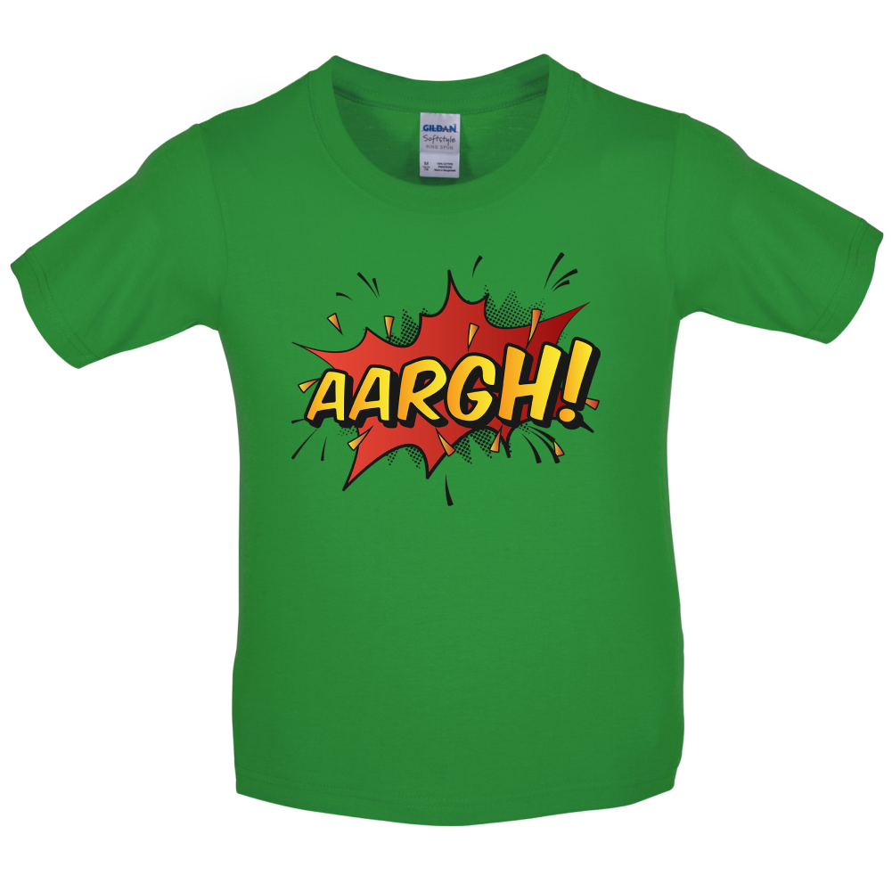 AARGH Word Art Kids T Shirt
