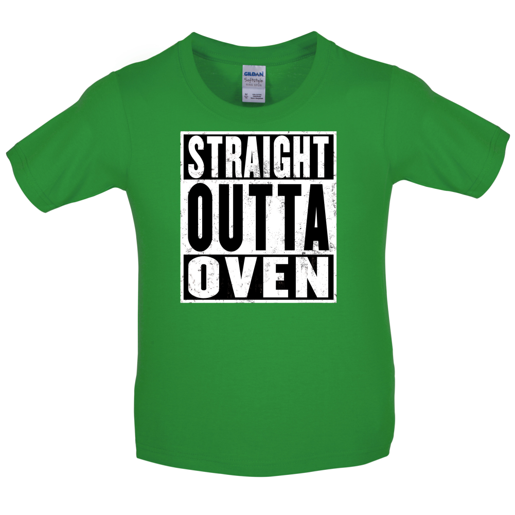 Straight Outta Oven Kids T Shirt