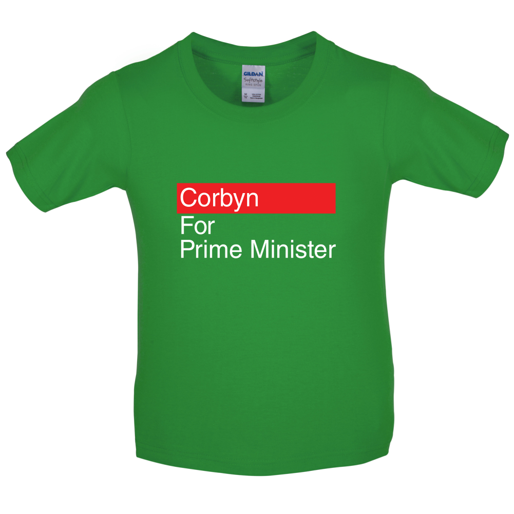 Corbyn For Prime Minister Kids T Shirt