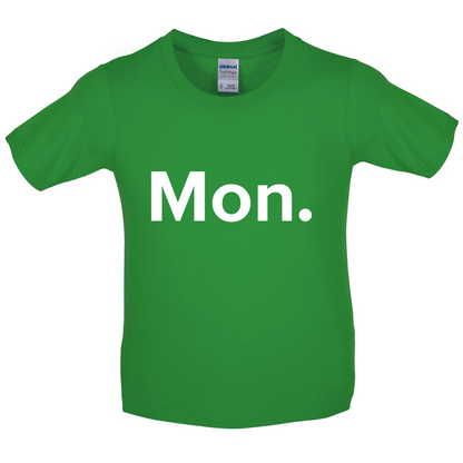 Weekday - Mon Kids T Shirt