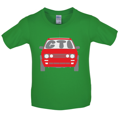 Golf GTI MK2 - Bubble Kids T Shirt