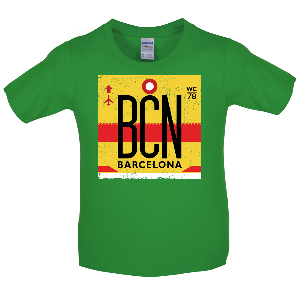 Barcelona Airport  Kids T Shirt