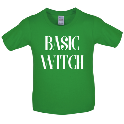 Basic Witch Kids T Shirt