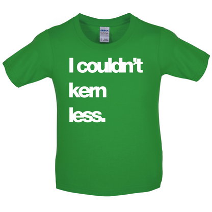 Couldn't Kern Less Kids T Shirt