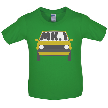 Golf MK1 - Bubble Kids T Shirt