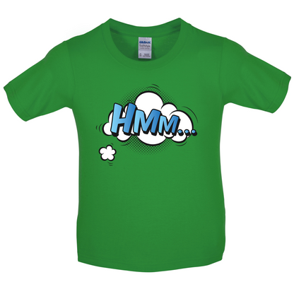Hmm... Word Art Kids T Shirt