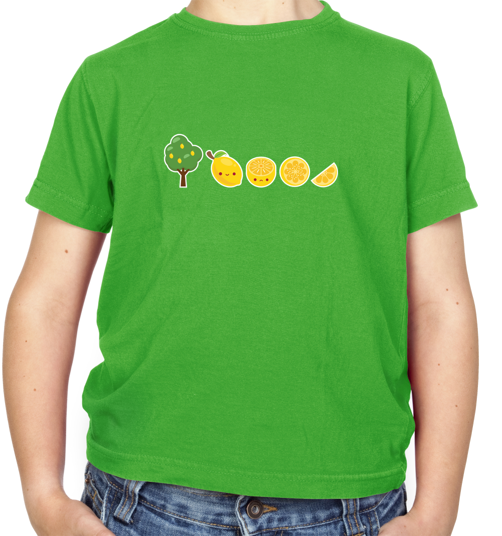 Evolution Of Lemon Kids T Shirt