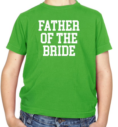 Father Of The Bride Kids T Shirt