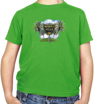 Beverly Hills Sign Kids T Shirt