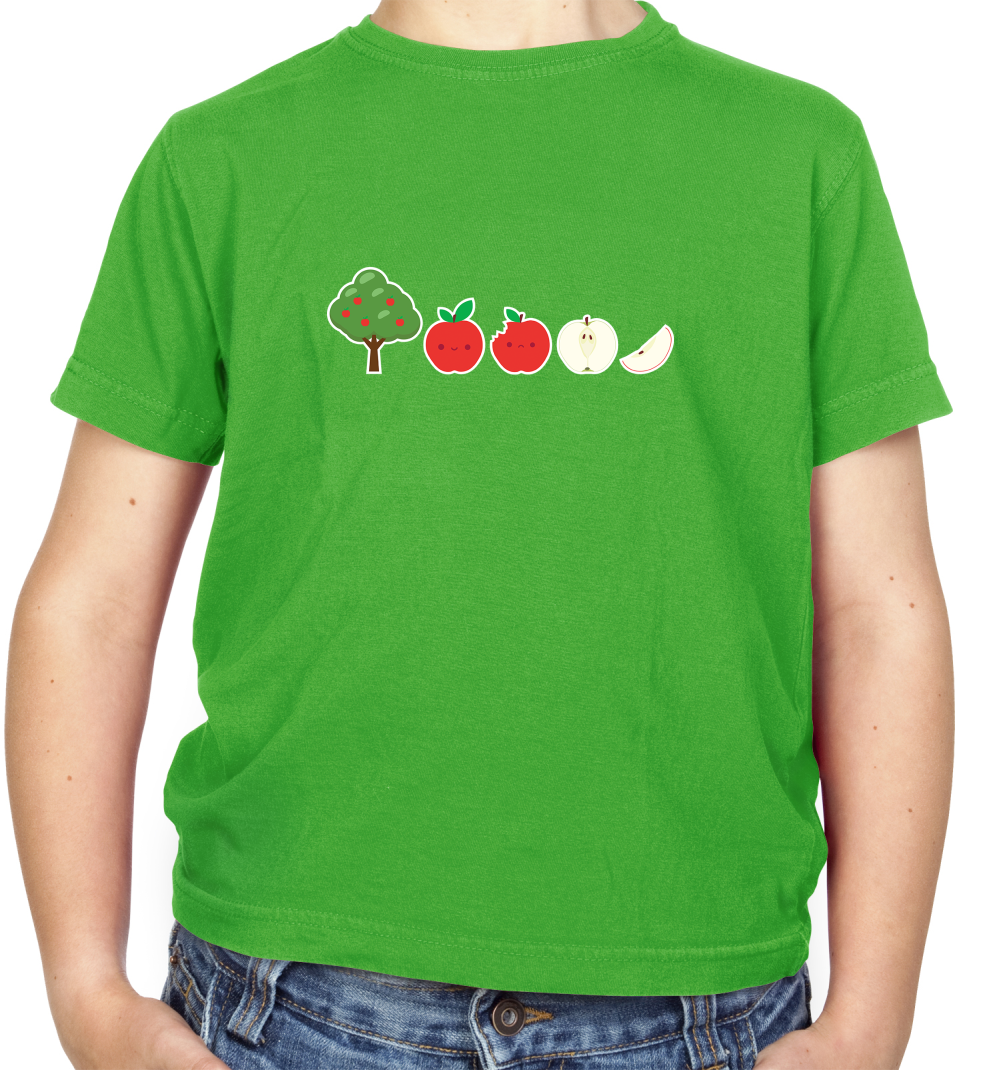 Evolution Of Apple Kids T Shirt
