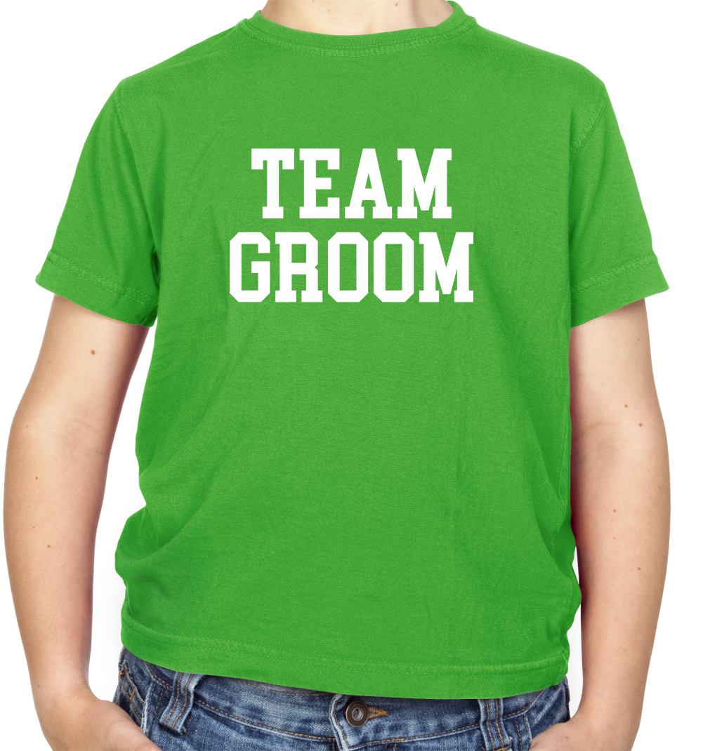 Team Groom  Kids T Shirt