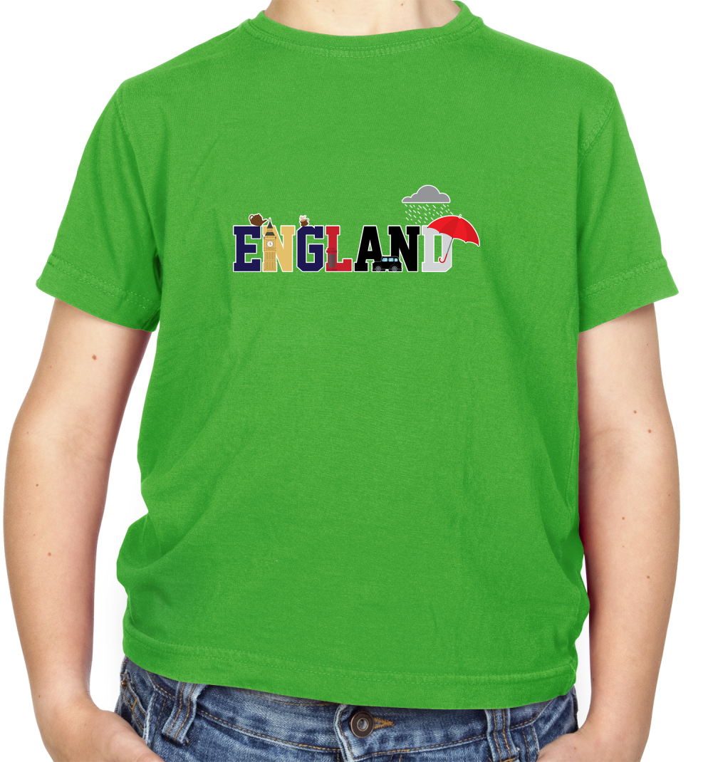 England (Icons) Kids T Shirt