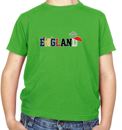 England (Icons) Kids T Shirt