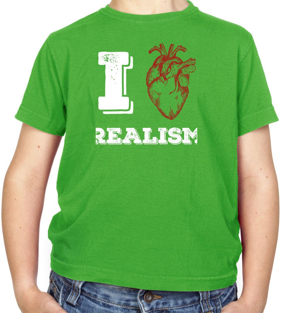 I Heart Realism Kids T Shirt