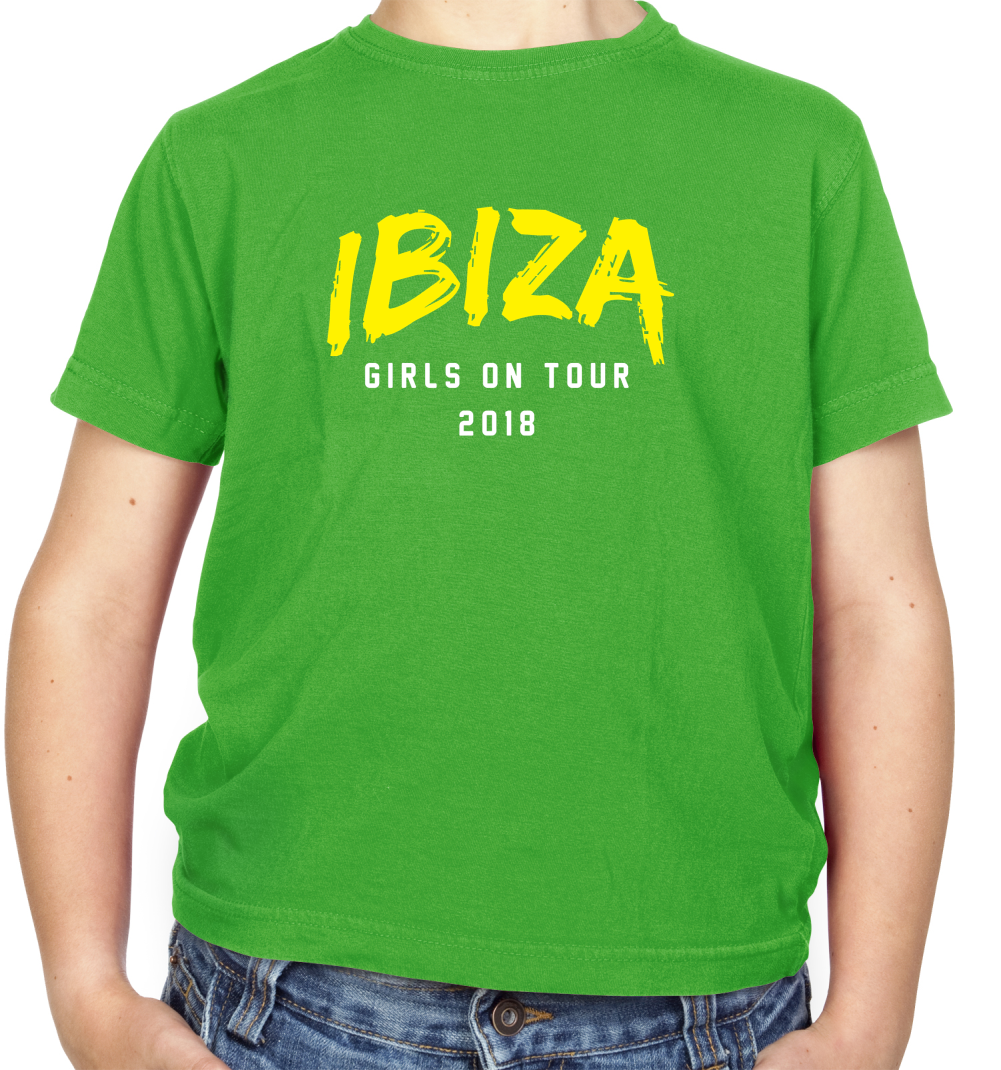 Girls On Tour Ibiza Kids T Shirt
