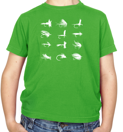 fly Fishing Flies Kids T Shirt