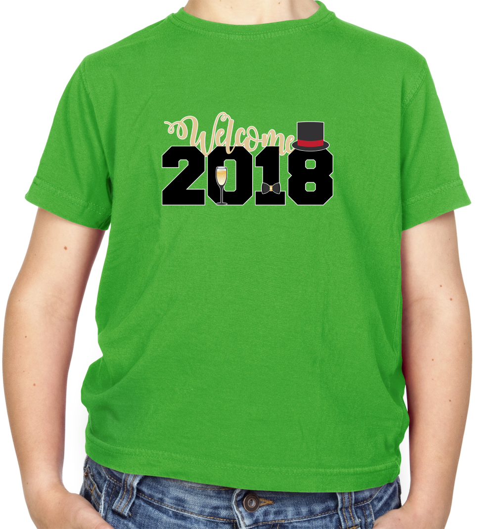 Welcome 2018 Kids T Shirt