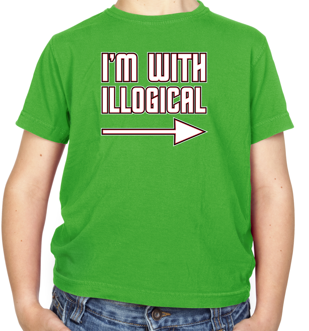I'm With Illogical Kids T Shirt