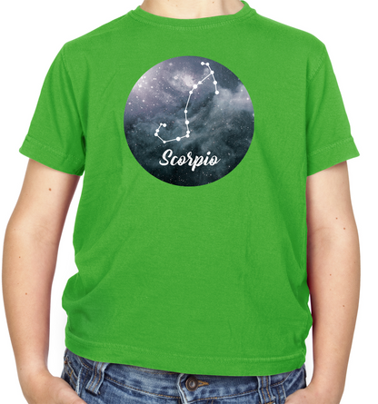 Scorpio Sign Kids T Shirt