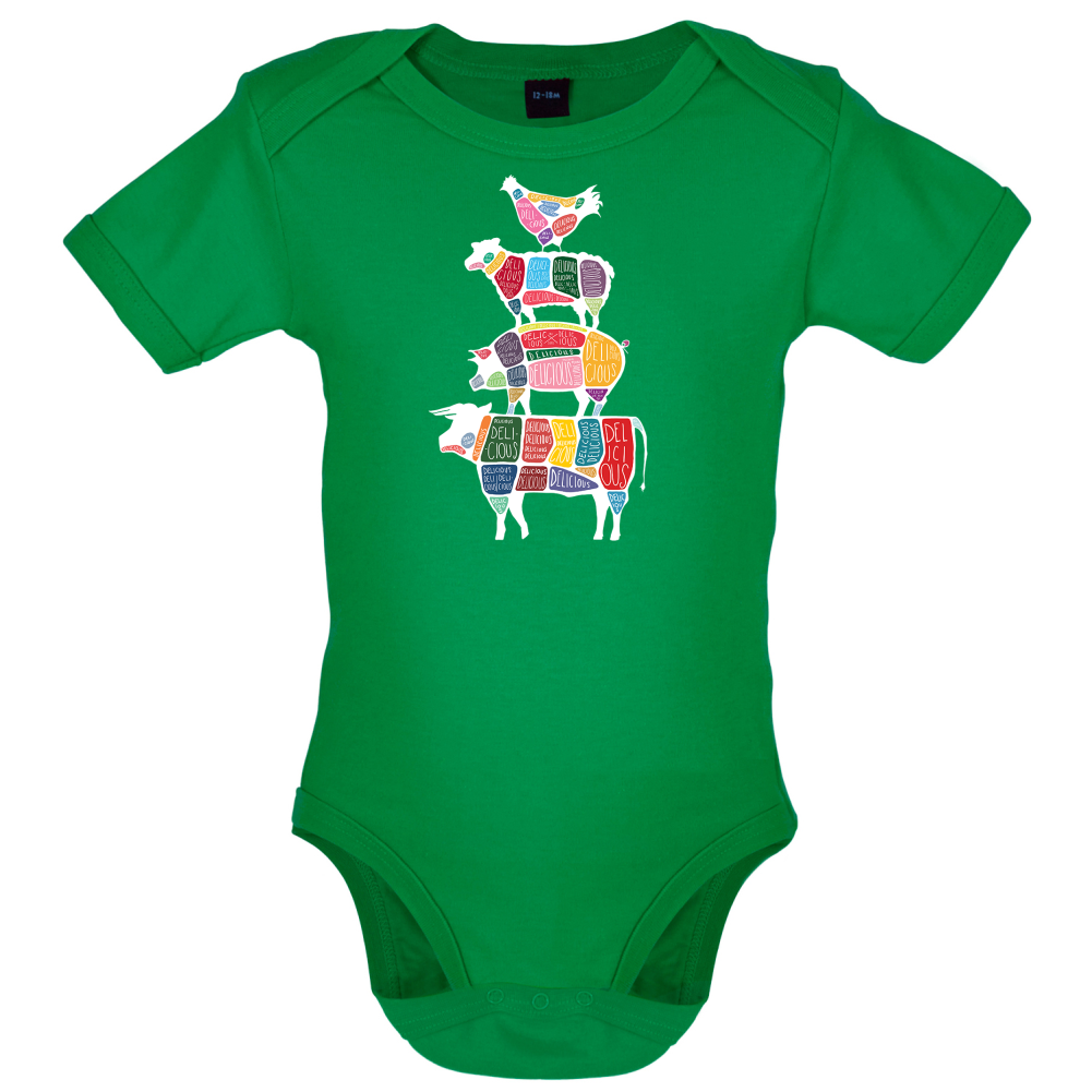 Meat Stack Diagram Baby T Shirt
