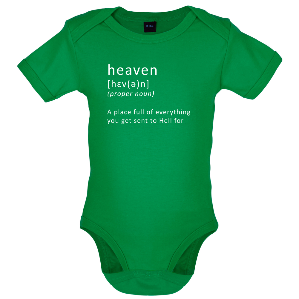 Funny Definition Heaven Baby T Shirt