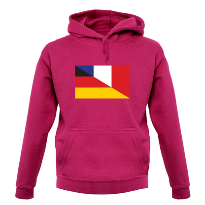 Half German Half French Flag T Shirt