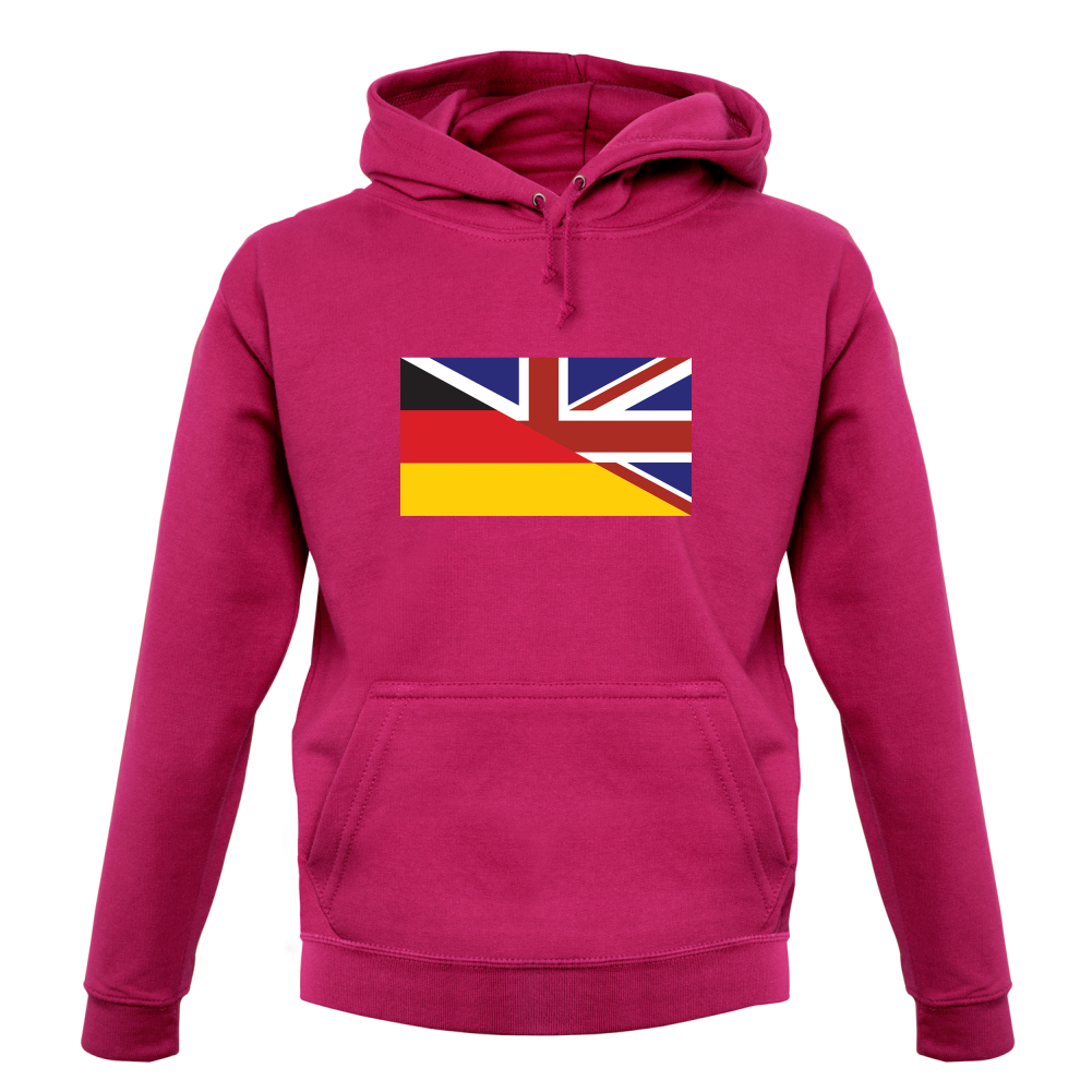 Half German Half British Flag T Shirt