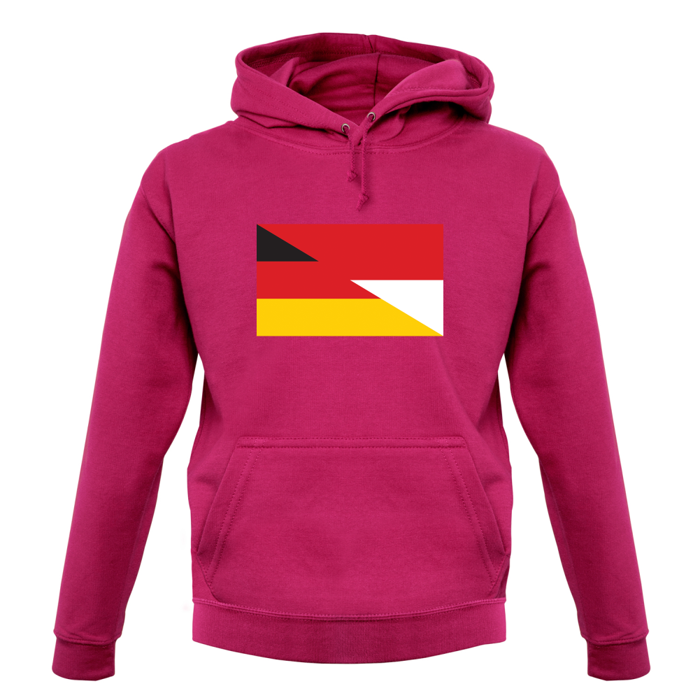 Half German Half Polish Flag T Shirt