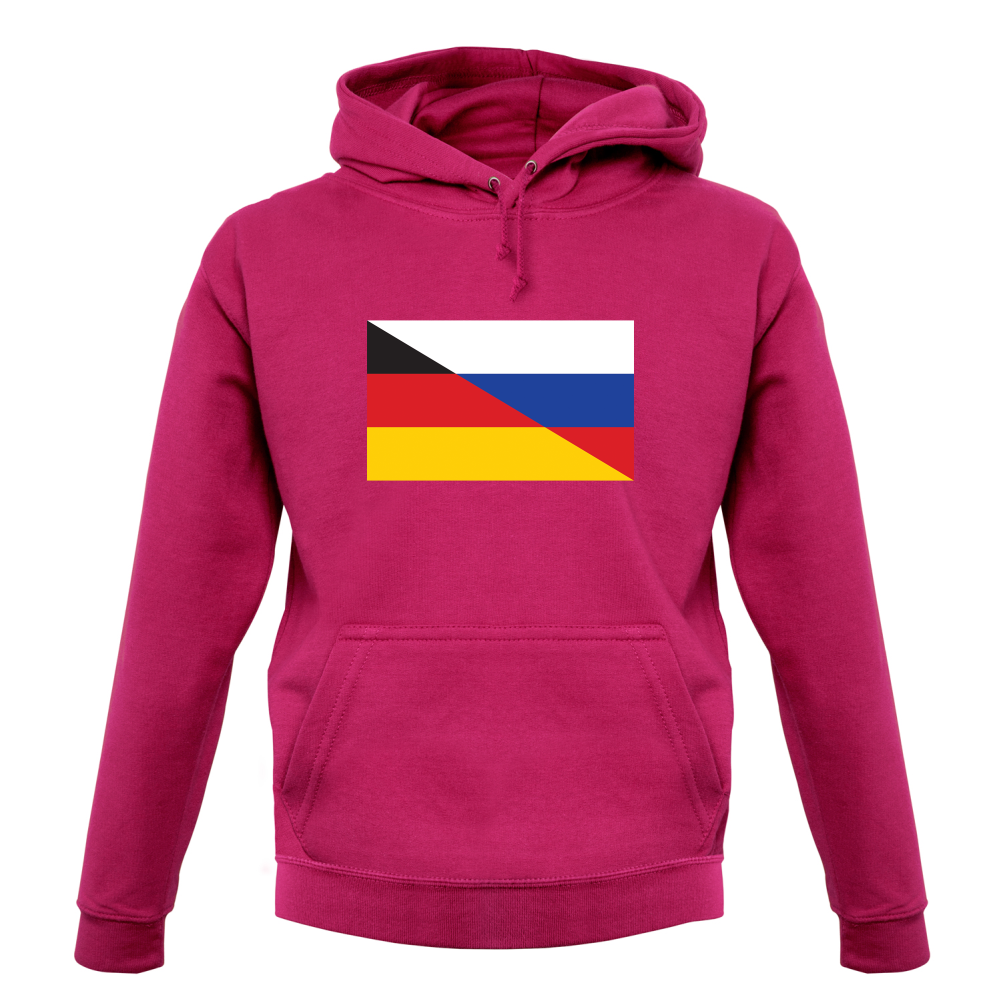 Half German Half Russian Flag T Shirt