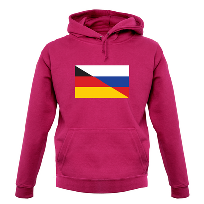 Half German Half Russian Flag T Shirt