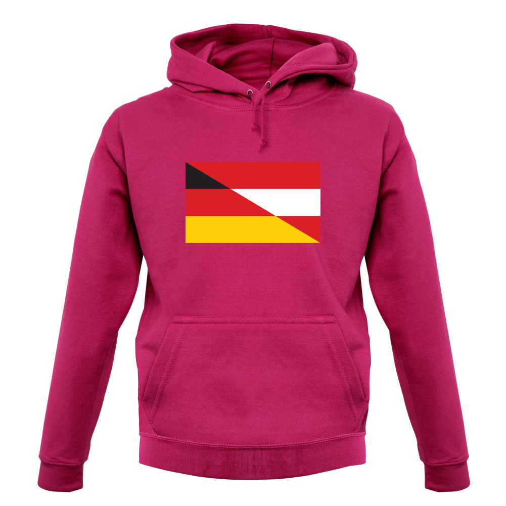 Half German Half Austrian Flag T Shirt