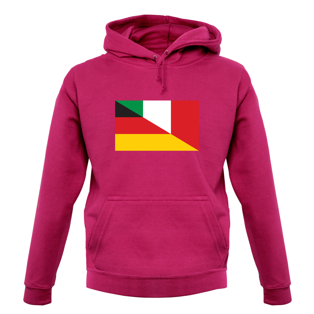 Half German Half Italian Flag T Shirt