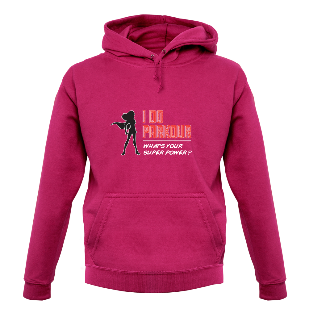 I Do Parkour Whats Your Super Power FEMALE Design T Shirt
