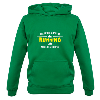 All I Care About Is Running Kids T Shirt