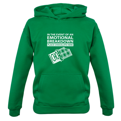 Emotional Breadown Place Chocolate Here Kids T Shirt