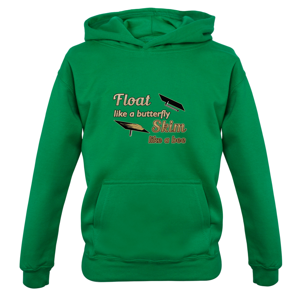 Float Like A Butterfly Skim Like A Bee Kids T Shirt