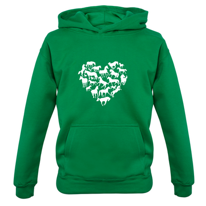 Love Heart Horse Kids T Shirt