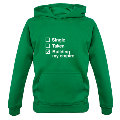 Single Taken Building Empire Kids T Shirt