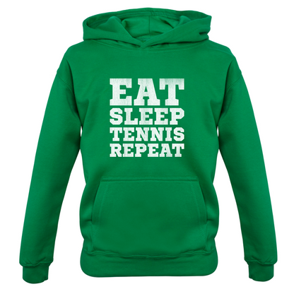 Eat Sleep Tennis Repeat Kids T Shirt