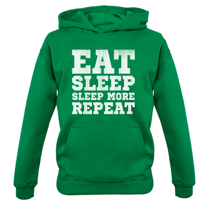Eat Sleep Sleep More REPEAT Kids T Shirt