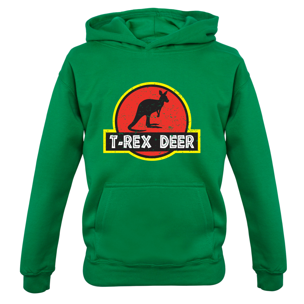 T-Rex Deer Kids T Shirt