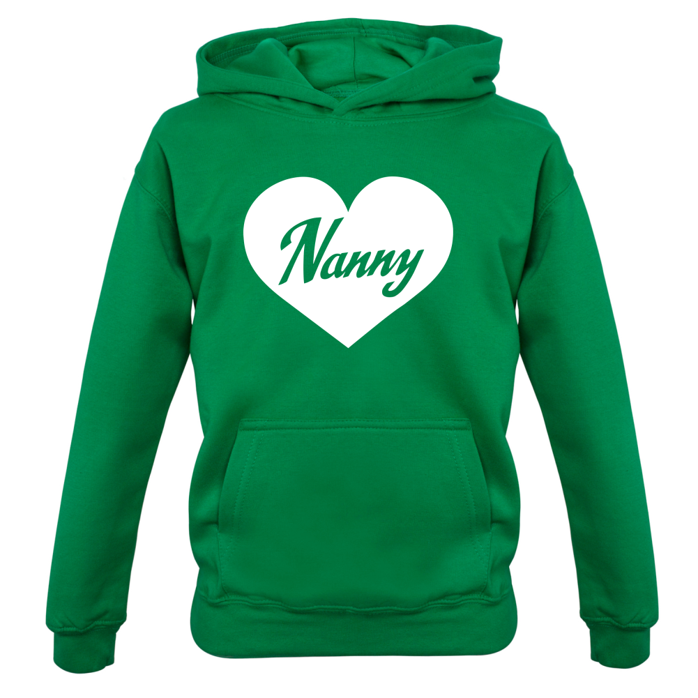 Heart Nanny Kids T Shirt