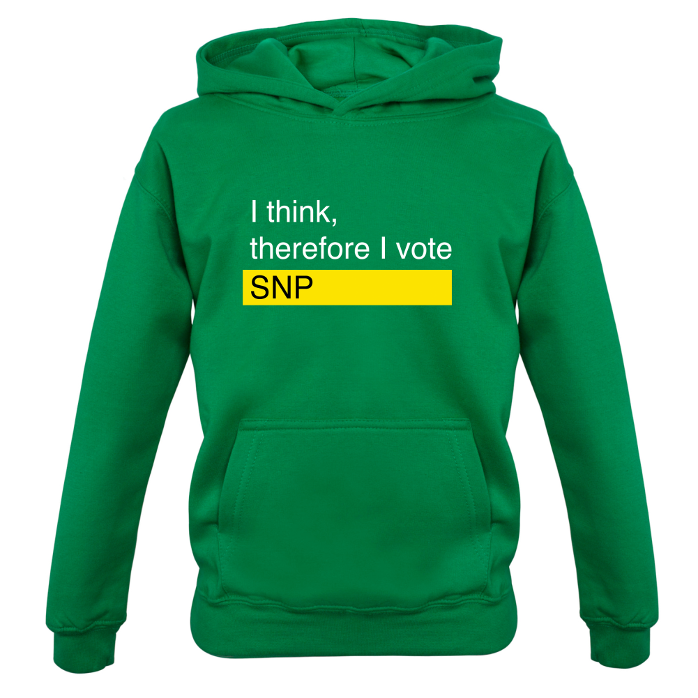 I think, therefore I vote SNP Kids T Shirt