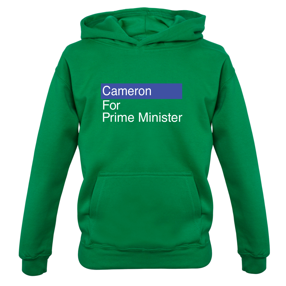 Cameron for Prime Minister Kids T Shirt