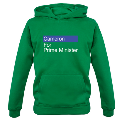 Cameron for Prime Minister Kids T Shirt