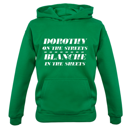 Blanch In The Sheets Kids T Shirt