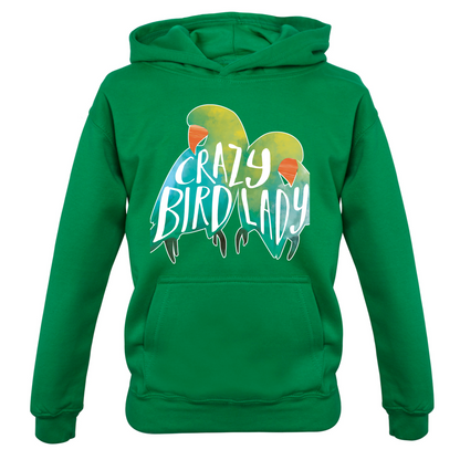 Crazy Bird Lady Kids T Shirt