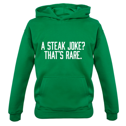 Steak Joke, Thats Rare Kids T Shirt