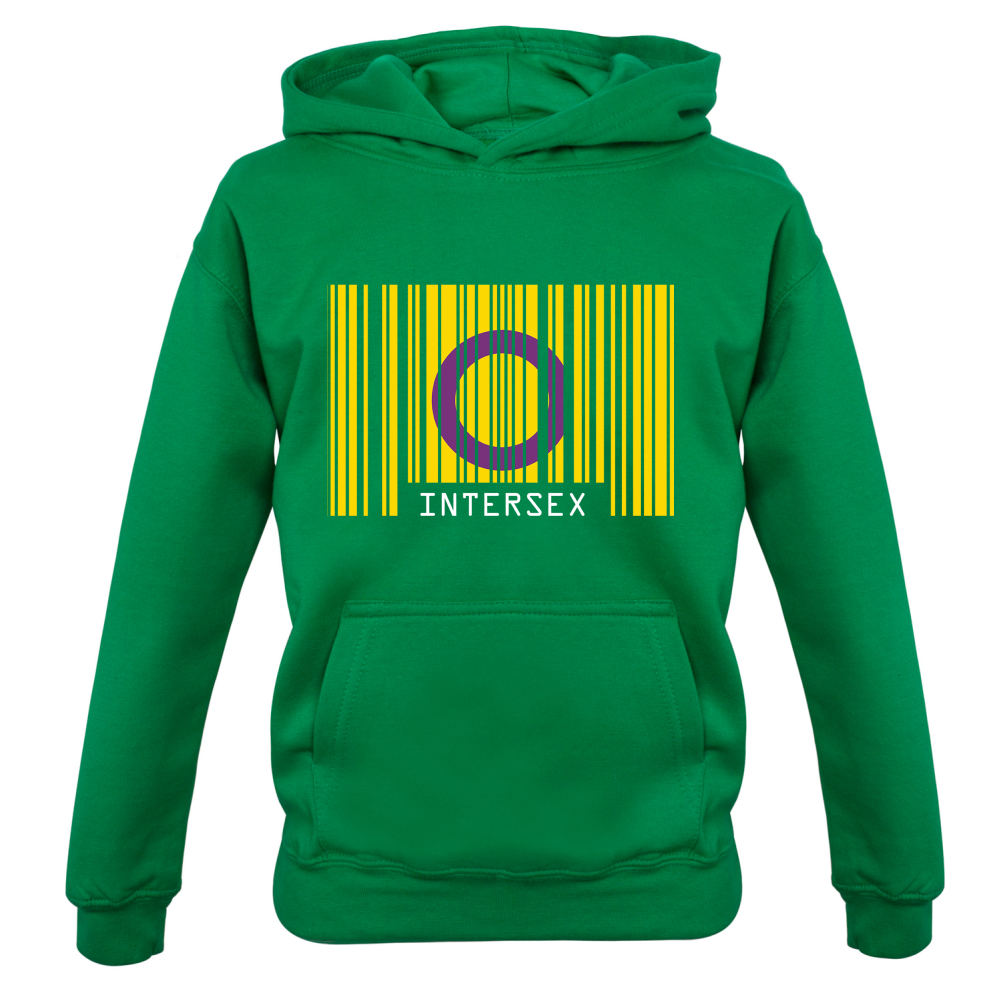 LGBT Barcode Flags - Intersex Kids T Shirt